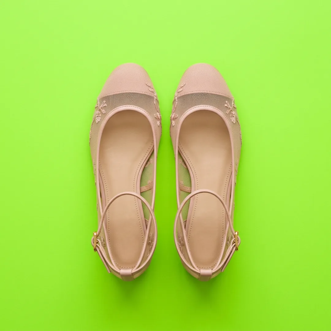 Mesh Ballet Flats